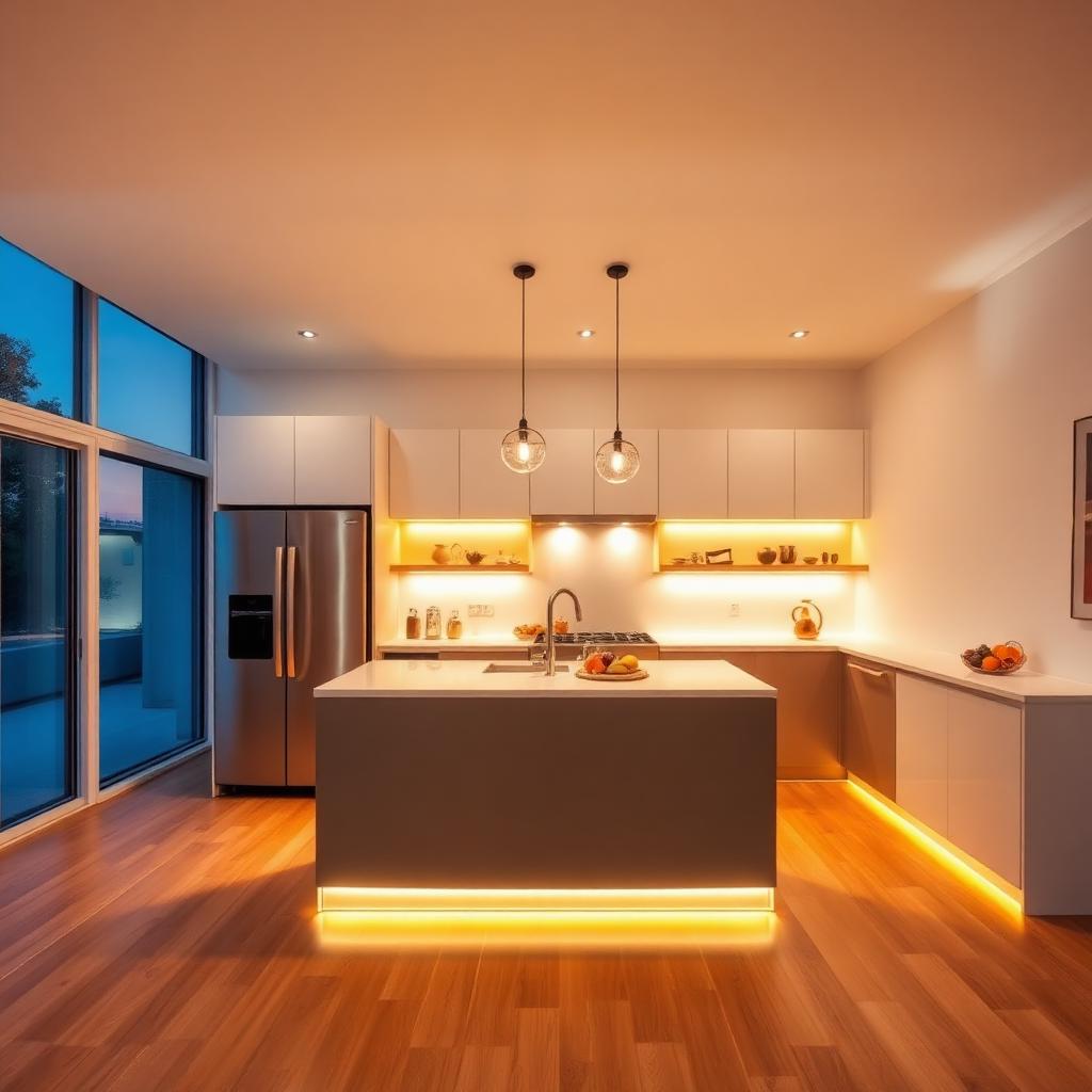 Kitchen lighting design